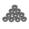 10PCS Black Coating Carbide Inserts Round CNC Turning Milling Inserts