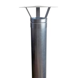 FOXY METAL FABRICATION CHIMNEY CAP,GALVANISED RAIN CAP,CHIMNEY COWL TO FIT 5''/125MM FLUE PIPE/STOVE PIPE