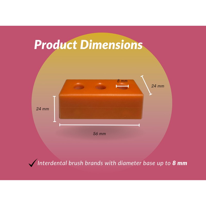 Handmade Eco-friendly Interdental Brush Holder | Magnetic Sustainable Interdental Brush