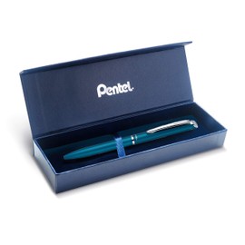 Pentel BL2007 Cof Body Gel Roller EnerGel Metal Matte Mat Turquoise