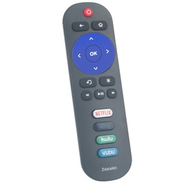 ZdalaMit Replace Remote Control Applicable for TCL Roku TV 65S423 49S303 75S455 55S525 65S515 5S423 32S331 49S403 55S421 43S435 55S401 32S335 75S425 43S421 55S403 75R615 65S421 32S301 65S401 55S535