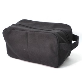 Rothco 8126 CANVAS TRAVEL KIT BAG Pouch, Cosmetic Pouch, Accessory Pouch, Gusset, Travel, Military, 4 Color (Black)