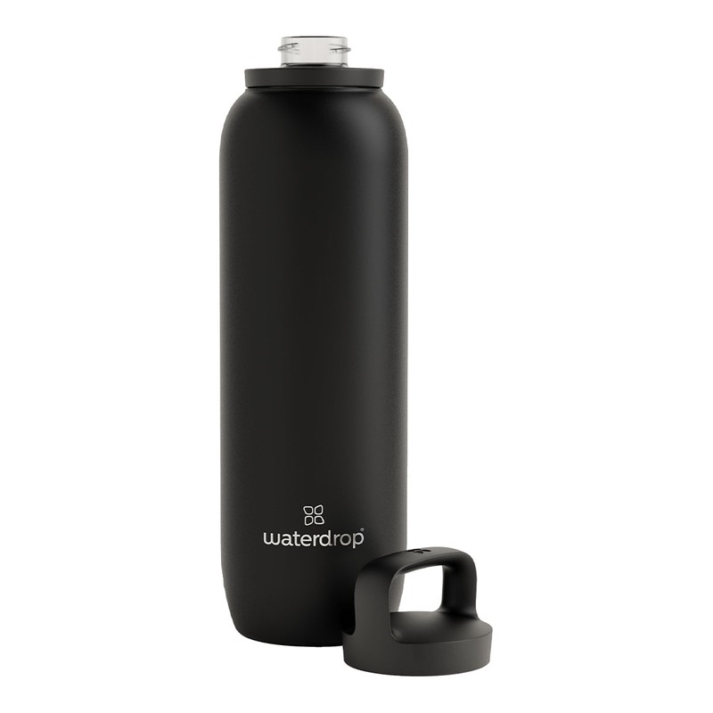 waterdrop All-Purpose Steel Bottle, Green 1L