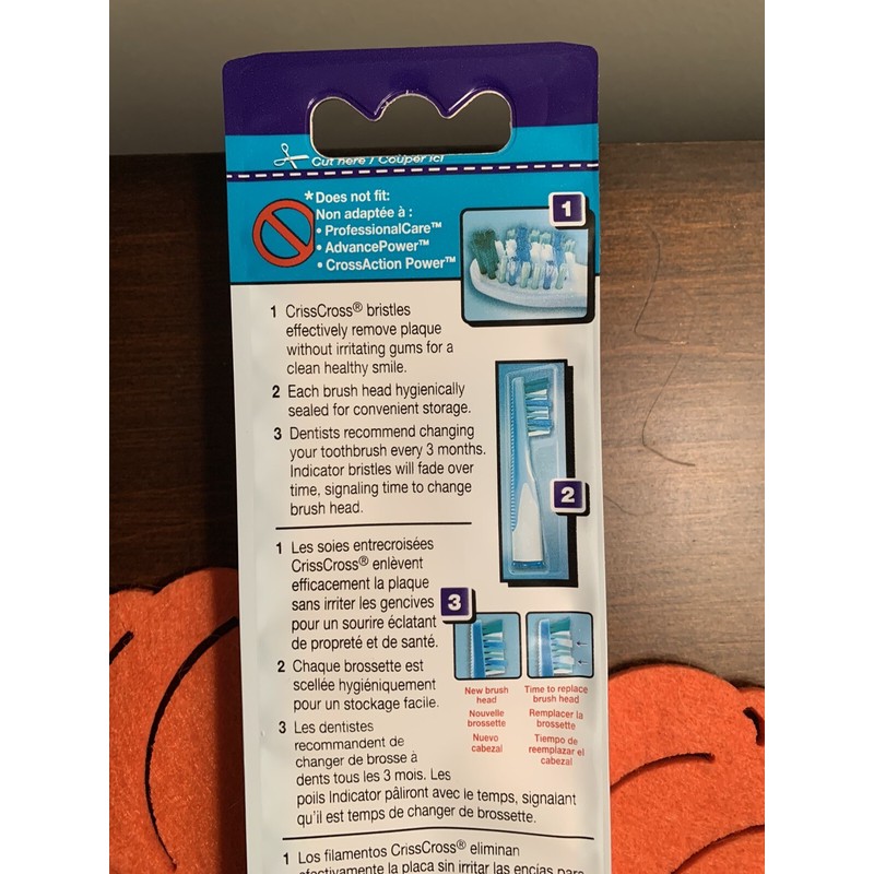 Oral-B READ*ORAL-B Sonic Complete Replacement Toothbrush Brush Heads Vitality S200