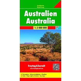 Australien, Autokarte 1:3.000.000: Auto + Straßenkarten (freytag & berndt Auto + Freizeitkarten, Band 187)