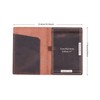 Fasjosma Leather Golf Scorecard Holder with Elastic Pencil Clip and