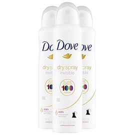 Dove Anti-Perspirant Aerosol Clear Finish 3.8 oz, Pack of 3 (Packaging May Vary)