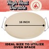 Round Pizza Stone - Large Pizza Stone Oven 16 inch