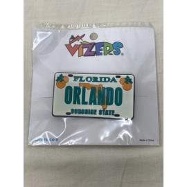 Giblet Charm Orlando Florida Liscense Plate Tags  Vizers Novelty Croc Charm