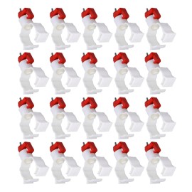 Unbranded 20 Chicken Waterer Nipples For Poultry Feeder Easy Install for Ducks Birds