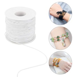 LYTIVAGEN Elastic Cord Beads Pearls Thread Bead Cord 100 m Elastic Band for Bracelets, Necklaces, Jewellery Making and DIY