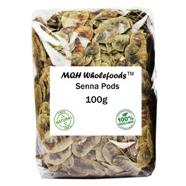 MQH Wholefoods™ Senna Pods All Natural Plant Product Premium Quality! 25g-2kg Free P&P (100g)
