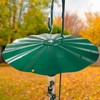 Erva Hanging Squirrel Baffles, Galvanized, Green, 2 Pack