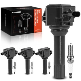 A-Premium Set of 4 Ignition Coil Pack and Iridium Spark Plugs Compatible with Subaru Outback 2013-2014, Forester 2014-2016, Impreza 2013-2015, XV Crosstrek 2013-2014, Legacy 2013-2014, 2.0L 2.5L