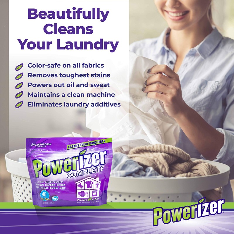 Powerizer Complete Laundry Powder Detergent & Multipurpose Cleaner | 1