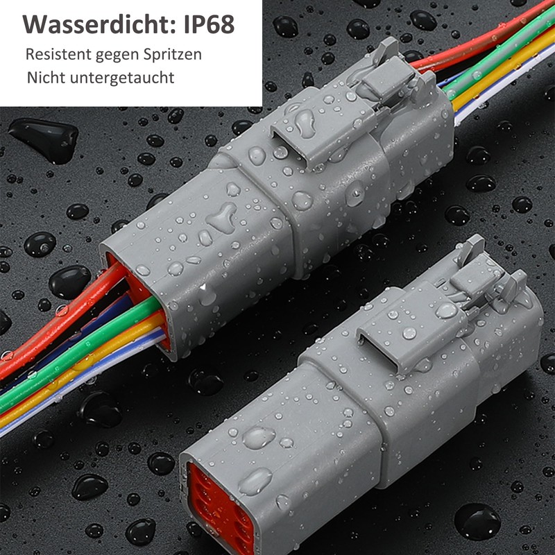 JYCONNECTS Car Connector Set, German Plug 2 3 4 6