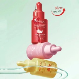 Bioaqua 3pzs Sérum Niacinamida Cúrcuma Caracol Antiarrugas