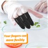 Gatuida 200pcs Static Finger Cots Wear-resistant Rubber Finger Protectors for