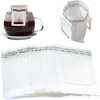 Hysgscwd 100Pcs Portable Coffee Filter Paper Bag, Hanging Ear Drip