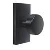 HIEMEY Matte Black Door Knobs Interior with Lock, Modern Privacy