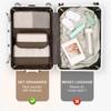 6 Set Compression Packing Cubes for Travel Essentials, Luggage Organizers
