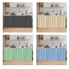 SK Studio Short Curtains for Kitchen, Privacy Cabinet Curtain Dust-Proof
