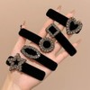 10PCS Hair Clips for Women, Cute Non Slip Black Hair
