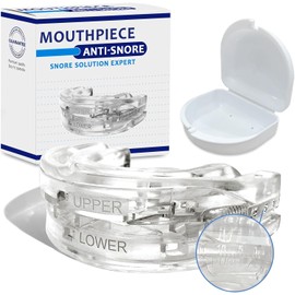 Anti Snoring Devices,Snoring Splint Against Snore,AntiSnoringsMouth Guards,Snore Stopper,Anti-SnoringMouthpiece,AntiSnore Mouth Guard,BruxismMouthpiece Night GuardSleep Aid Device(Transparent)