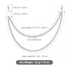 Frutain 2 Pcs Pants Wallet Chains for Men Women Heavy