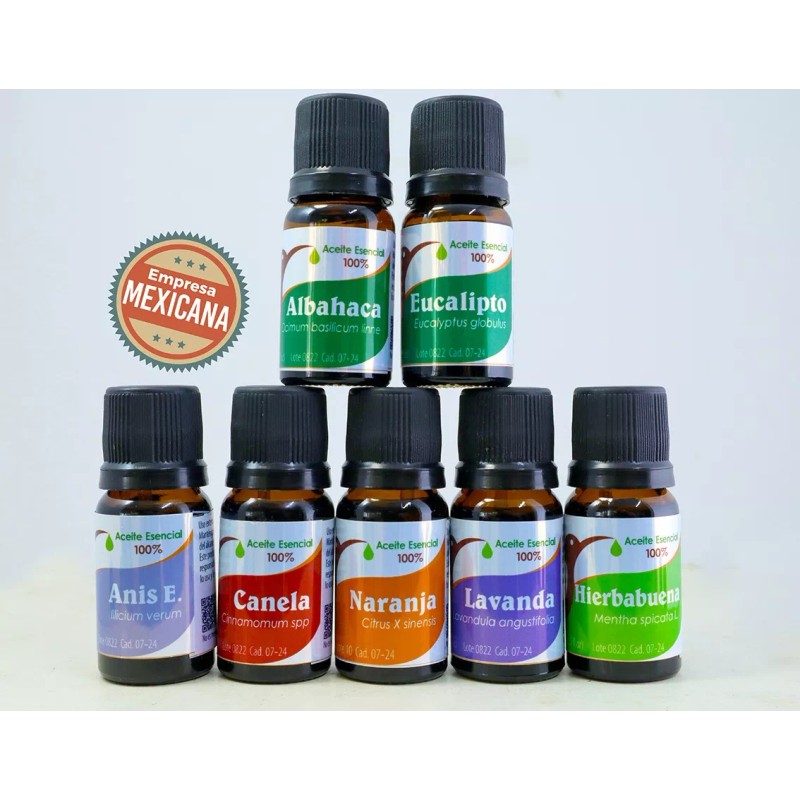 BARRO MOJADO Paquete De 12 Aceites Esenciales Grado Alimenticio