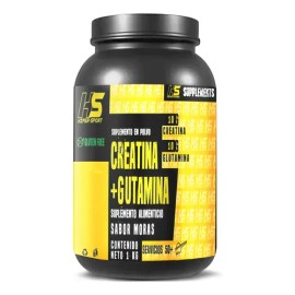 Suplemento Deportivo Hiper Sport Creatina  Glutamina 1 Kg Moras                                                                                       