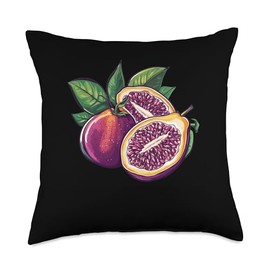 Maracuja 90s Retro Throw Pillow