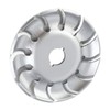 90mm 12 Tooth Polishing Disc Silver Wheel Manganese Steel Woodworking