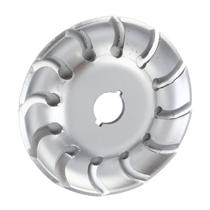 90mm 12 Tooth Polishing Disc Silver Wheel Manganese Steel Woodworking