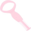 Peine para Pestañas de Plástico Rosa Guía para Rímel y