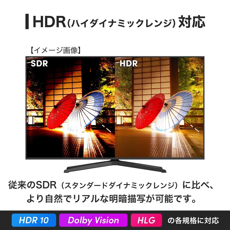 Holic HDMI Cable, 2m 4K/60p 18Gbps HDR HDMI 2.0 Silver