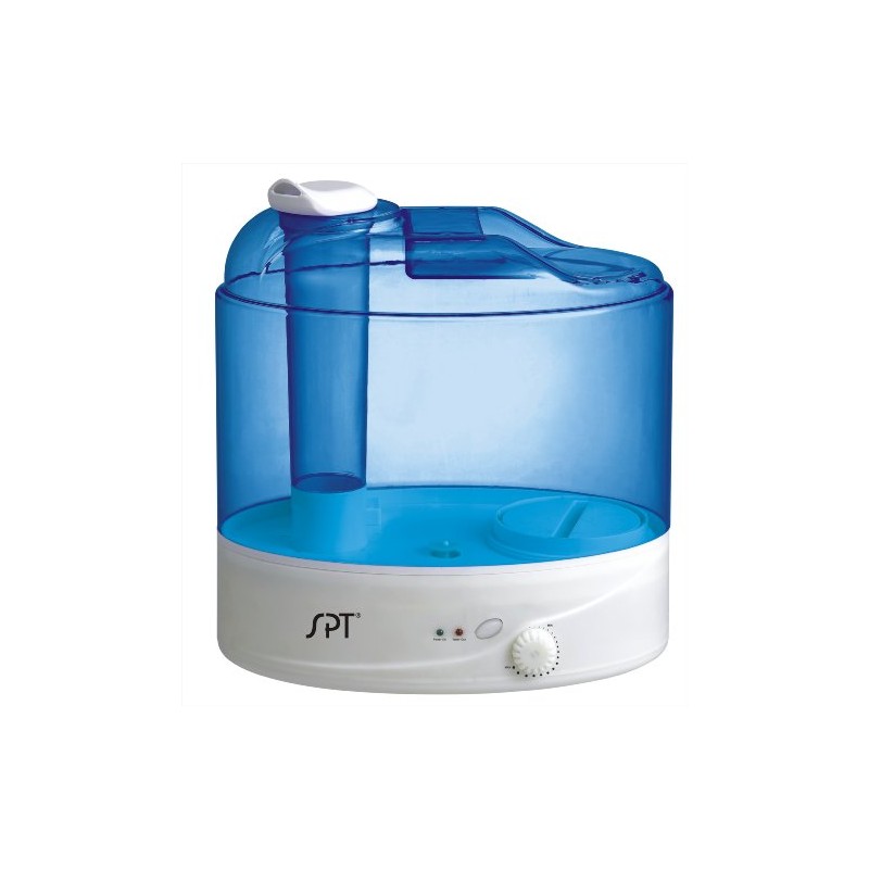 SPT SU-2020: 2-Gallon Ultrasonic Humidifier, White/Blue