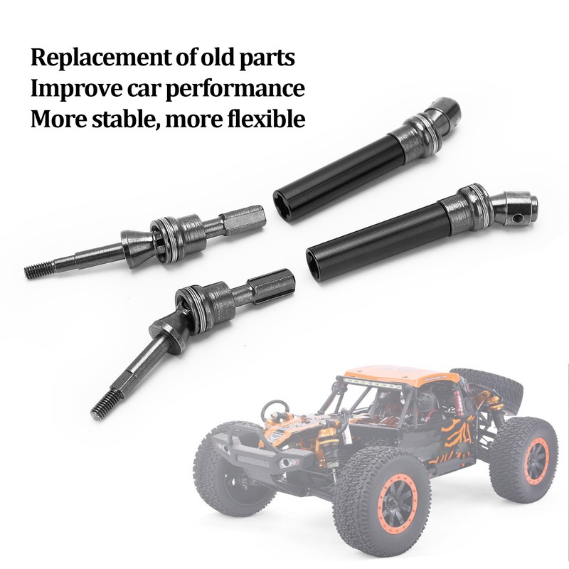 CVD Steel Rear Drive Shaft Assembly for Traxxas Slash Rustler