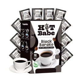 Hot Babe Black Coffee Mix by Kiray Celis (10 Sachets, Black Barako)