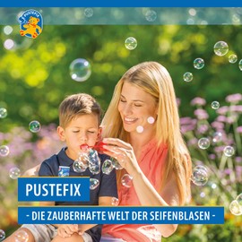 Pustefix Classic Soap Bubbles Set, 42 ml, Colourful Rainbow Bubbles, Made in Germany, Bubbles for Weddings, Children's Birthdays, Registry Office, Hen Parties, Small Pack