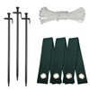 FANEAMADE Tree Stake Kit,Heavy Duty Steel Tree Straightening Kit,Tree Staking