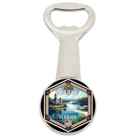 Starke Florida Travel Destination Souvenir Magnetic Bottle Opener