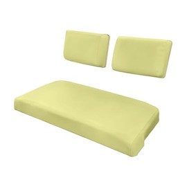 E-Z-GO Marathon "Staple On" Golf Cart Replacement Seat Cover Set (Ivory - Cream)
