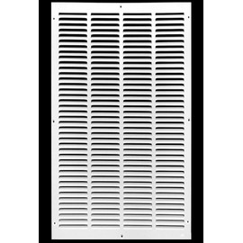 18" x 28" Return Air Grille - Sidewall and Ceiling - HVAC Vent Duct Cover Diffuser - [White] [Outer Dimensions: 19.75w X 29.75"h]