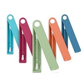 LastSwabÂ® Reusable Buds Swabs for Ear Cleaning - The Sustainable and Sanitary Alternative to Single-Use Q Tips - Zero Waste and Easy to Clean - Comes with a Convenient Travel Case Holder