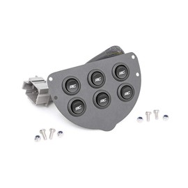 Rough Country 6 Button Multiple Light Controller for 1997-2001 Jeep XJ - 70954 , Black