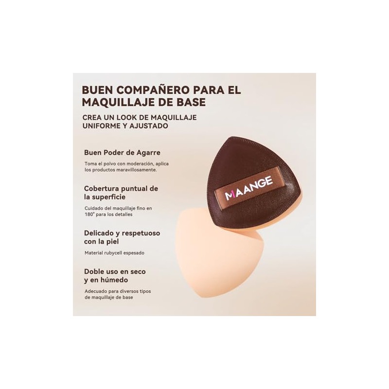 MAANGE 13Pcs Brochas para Maquillaje de Aluminio con Estuche Impermeable
