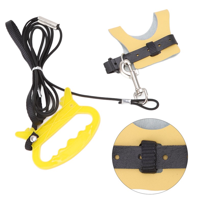 Bird Harness Leash Elastic Easy To Wear Portable Bird Traction