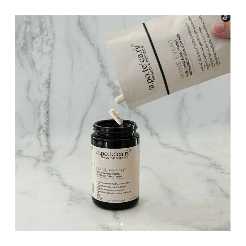 Apotecari Mane Event 30 Day Bottle, 60 Capsules