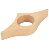 Marcapáginas para lectura, sujetalibros de madera con diseño ergonómico, portátil